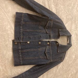 Perfect denim jacket-Theory from Bergdorf Goodman.